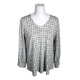 Unisex Adrianna Papell - Trikotaažist pluus, suurus 38 - Valge ()
