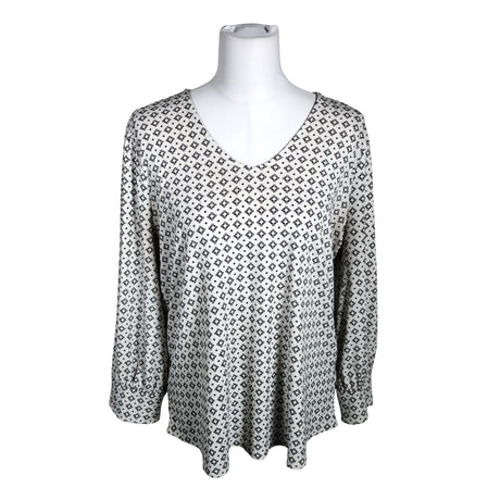 Unisex Adrianna Papell - Trikotaažist pluus, suurus 38 - Valge ()