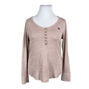 Unisex Abercrombie&Fitch - Trikotaažist pluus, suurus 42 - Heleroosa (1)