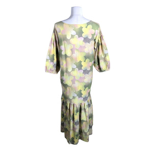 Unisex Aarrelabel - Trikotaažist kleit, suurus 36 - Roheline (2)