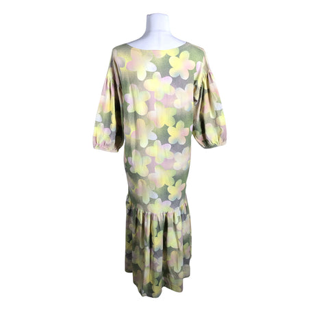 Unisex Aarrelabel - Trikotaažist kleit, suurus 36 - Roheline (2)