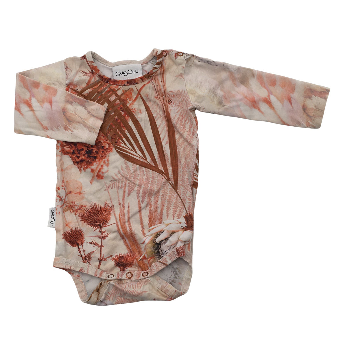 Unisex Gugguu - Bodi, suurus 62 - 68 - Oranž (1)