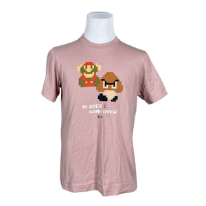 Unisex Uniqlo - T-särk, suurus L - Heleroosa (1)