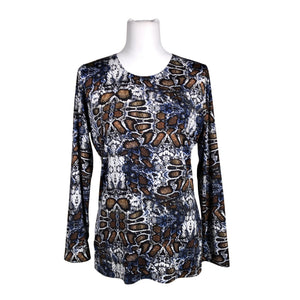 Unisex Voglia - Trikotaažist pluus, suurus 40 - Sinine (1)