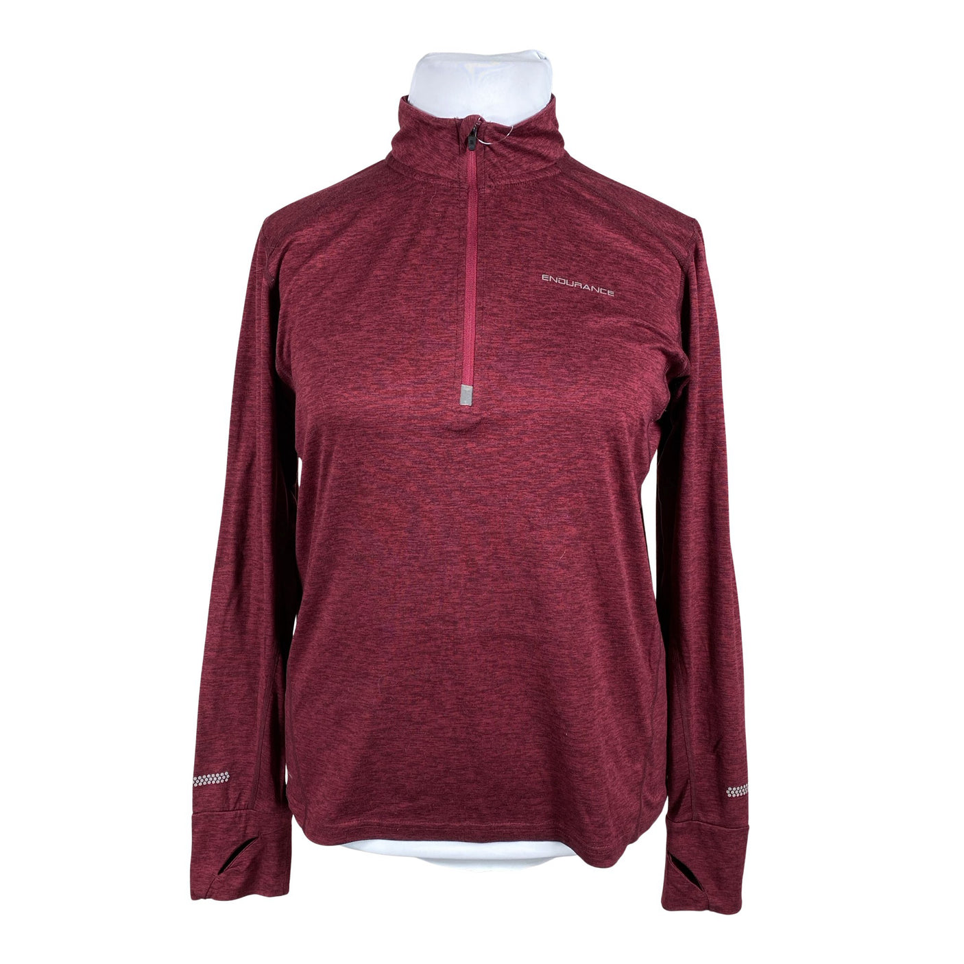 Unisex Endurance - Spordisärk, pikad käised, suurus 42 - Veinipunane (1)