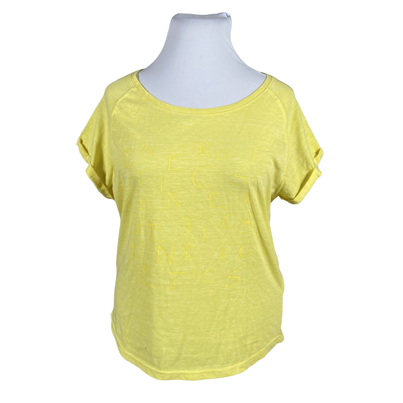 Unisex Energetics - T-särk, suurus 48 - Kollane (1)