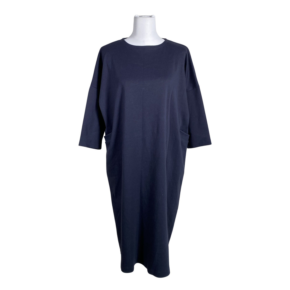 Unisex Muji - Trikotaažist kleit, suurus 40 - Sinine (1)