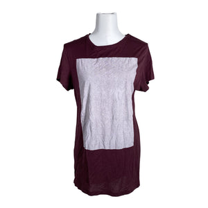 Unisex Plain - Trikotaažist tuunika, suurus 36 - Veinipunane (1)