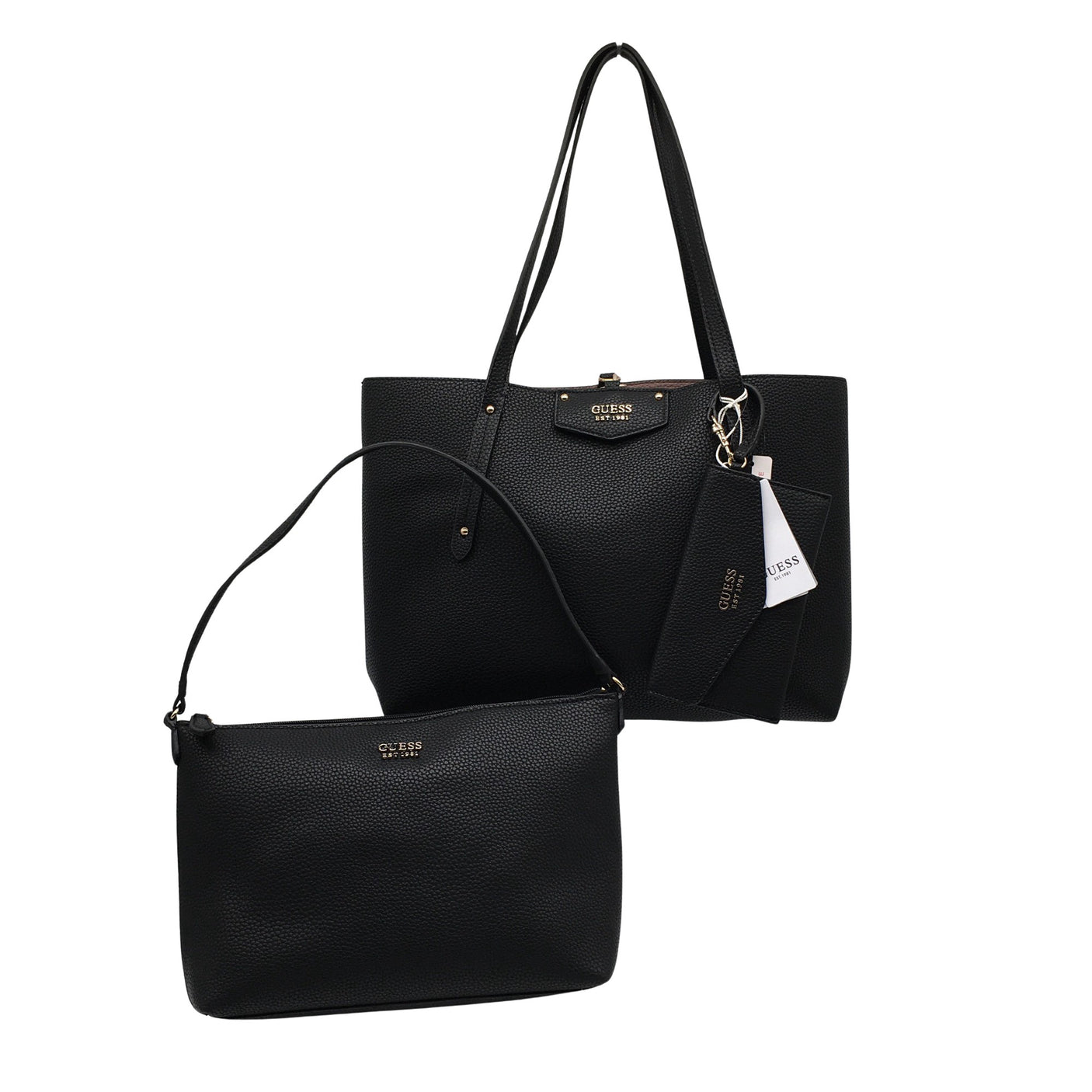 Unisex Guess - Käekott, suurus Maxi - Must (1)