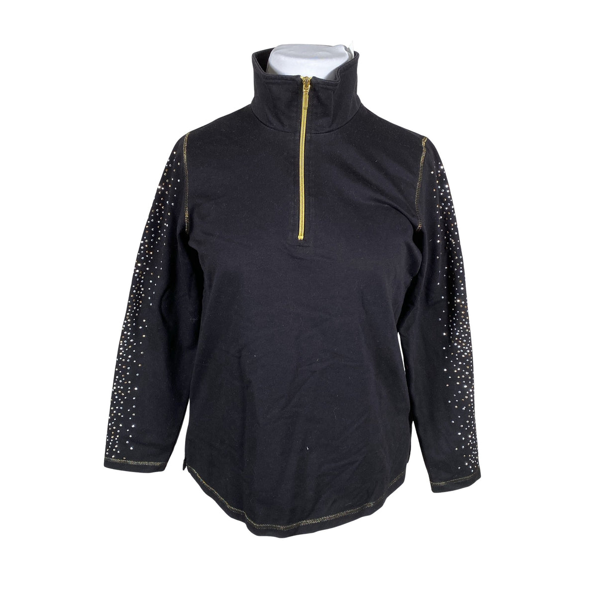 Unisex Paola - Trikotaažist pluus, suurus 42 - Must (1)