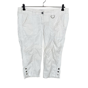 Unisex Paola - Mittevenivad poolpikad püksid, suurus 46 - Valge (1)