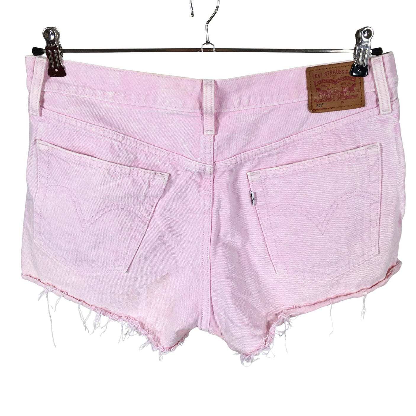 Unisex Levi's - Teksast lühikesed püksid, suurus W31 - Heleroosa (2)