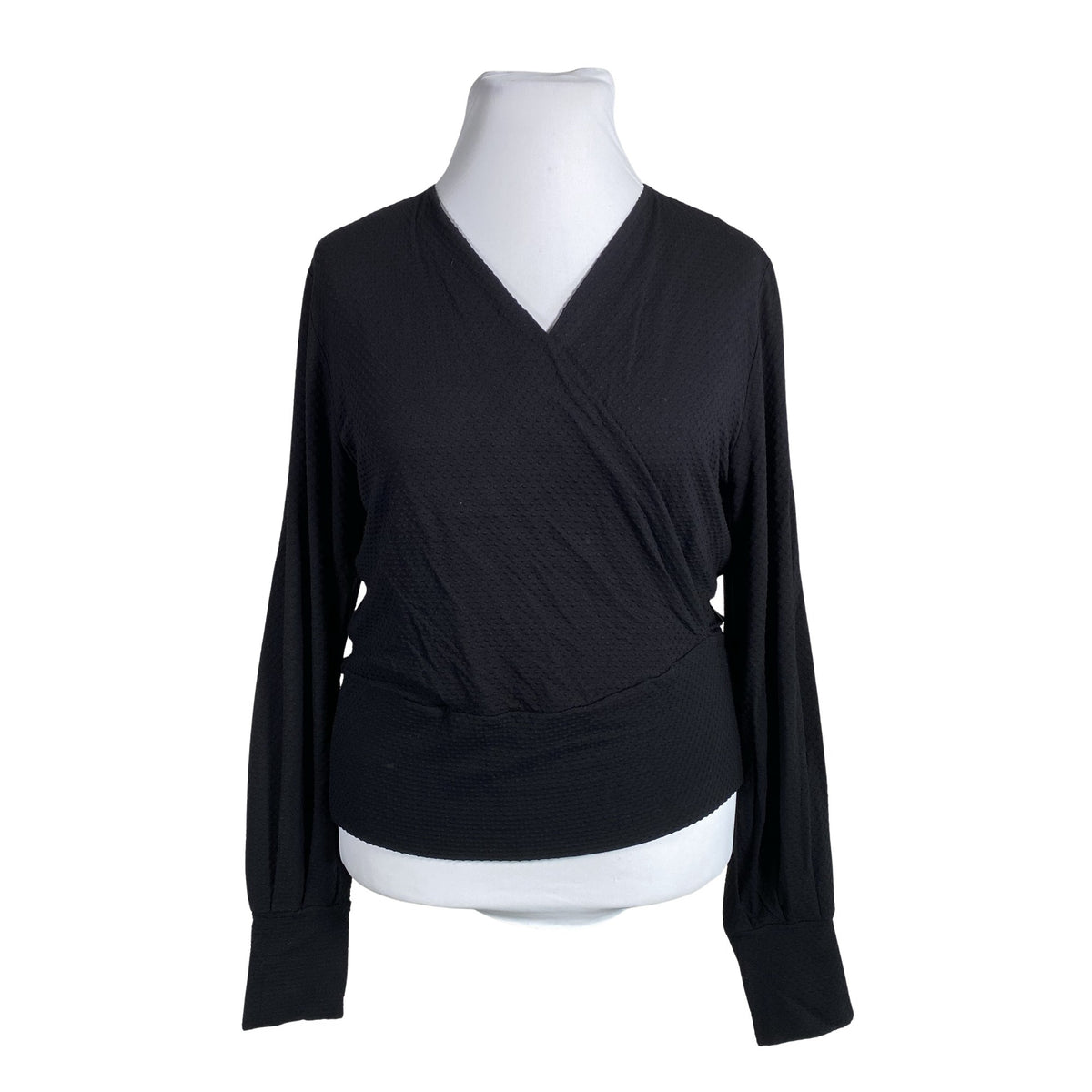 Unisex Ommellinen - Trikotaažist pluus, suurus 42 - Must (1)