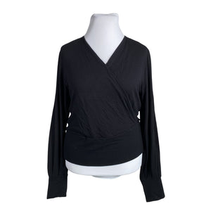 Unisex Ommellinen - Trikotaažist pluus, suurus 42 - Must (1)