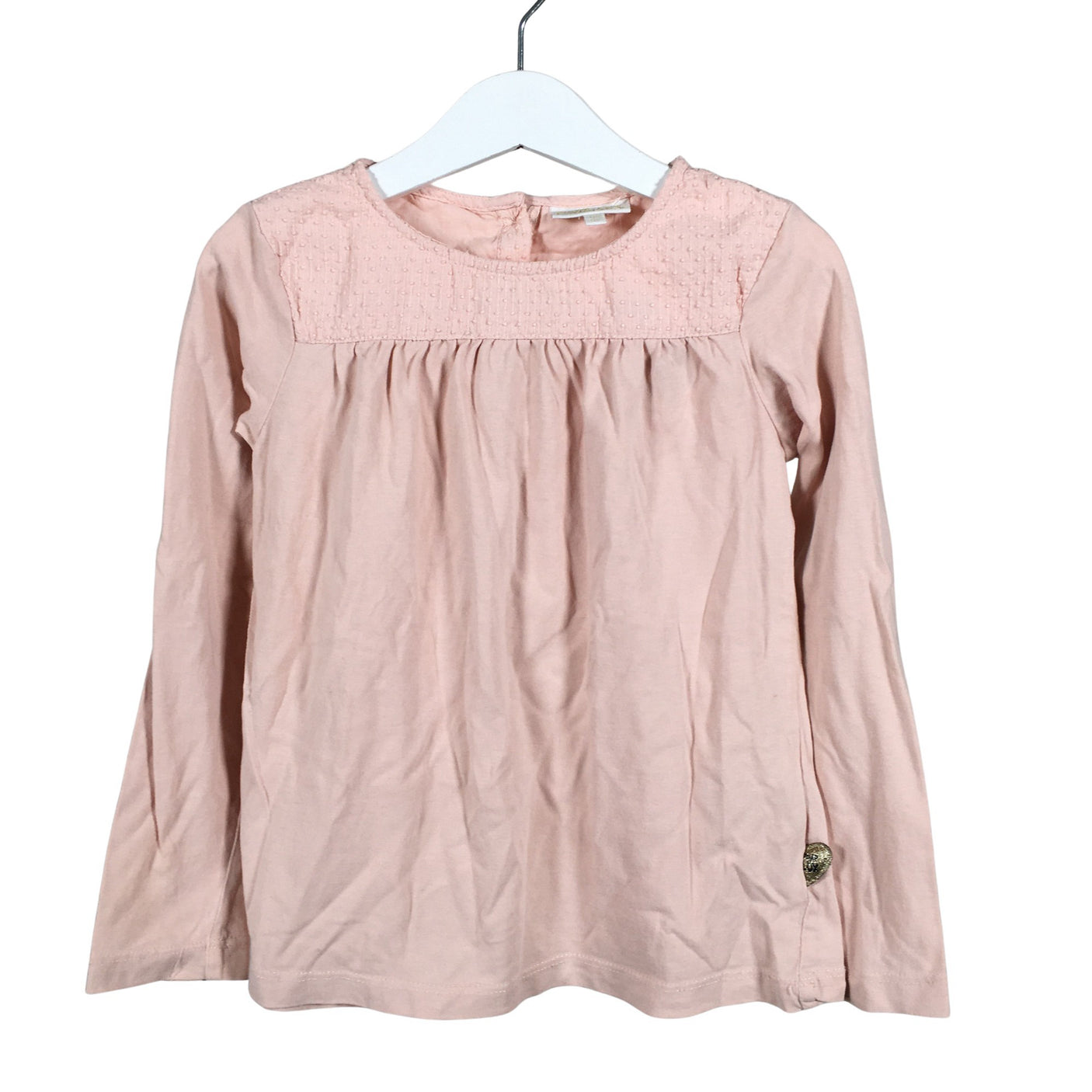 Unisex POMPdeLUX - Trikotaažist pluus, suurus 110 - 116 - Heleroosa (1)