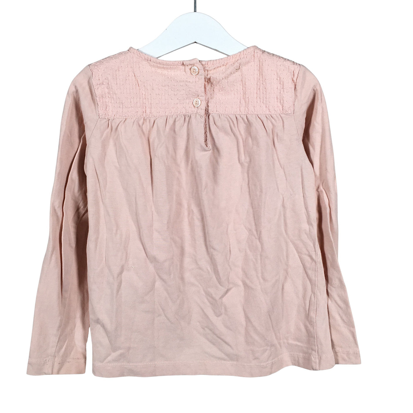 Unisex POMPdeLUX - Trikotaažist pluus, suurus 110 - 116 - Heleroosa (2)