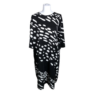 Unisex Marimekko - Trikotaažist kleit, suurus 40 - Must (1)
