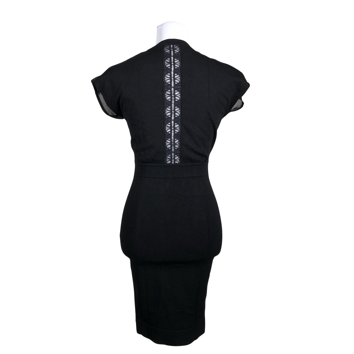 Unisex Karen Millen - Kootud kleit, suurus 34 - Must (2)