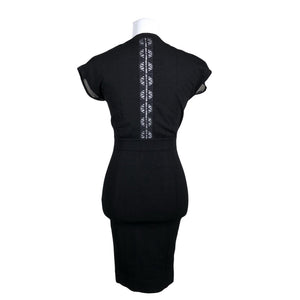 Unisex Karen Millen - Kootud kleit, suurus 34 - Must (2)