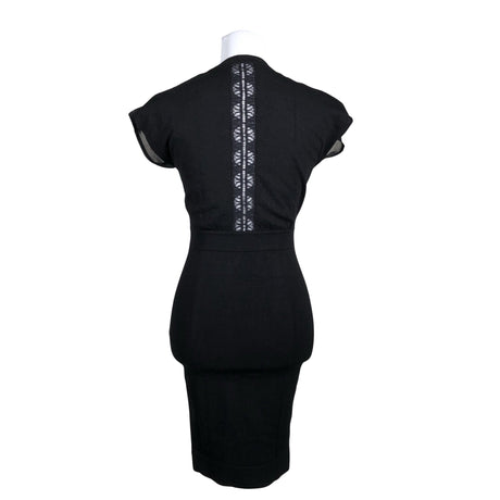 Unisex Karen Millen - Kootud kleit, suurus 34 - Must (2)