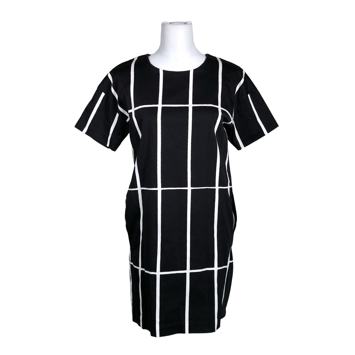 Unisex Marimekko - Mitteveniv kleit, suurus 34 - Must (1)
