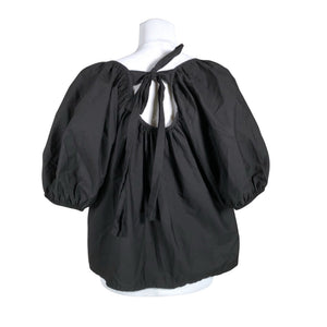 Unisex Nanso - Lühikeste käistega pluus, suurus 36 - Must (2)
