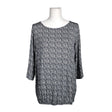Unisex Fransa - Trikotaažist pluus, suurus 40 - Sinine ()