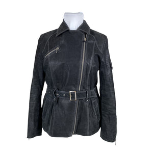 Unisex Big-L - Nahktagi, suurus 42 - Must (1)