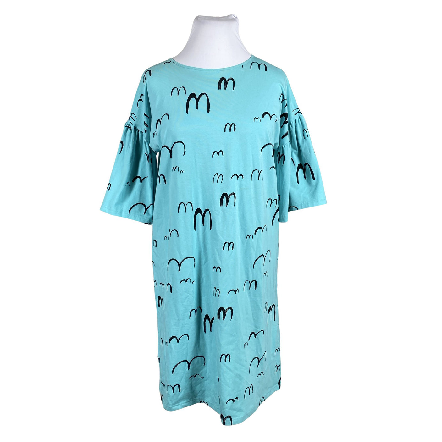 Unisex Papu - Trikotaažist kleit, suurus 42 - Türkiis (1)