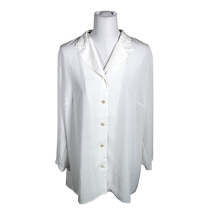 Unisex Lena - Pluus, suurus 38 - Valge (1)
