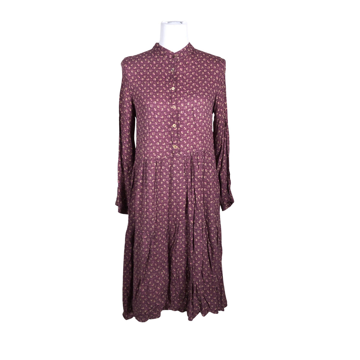 Unisex Noella - Õhuke kleit, suurus 38 - Veinipunane (1)