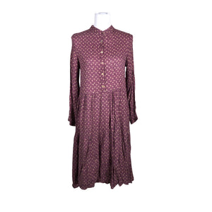 Unisex Noella - Õhuke kleit, suurus 38 - Veinipunane (1)