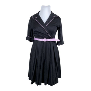Unisex Lady Vintage - Mitteveniv kleit, suurus 42 - Must (1)