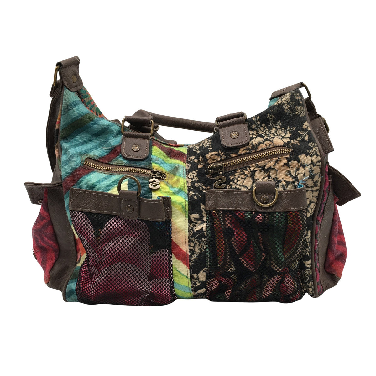 Unisex Desigual - Käekott, suurus Midi - Pruun (2)