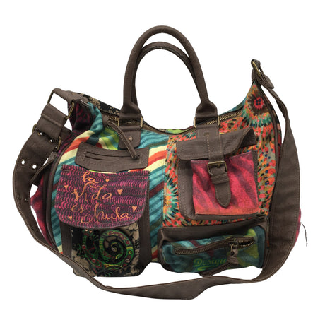 Unisex Desigual - Käekott, suurus Midi - Pruun ()