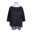 Unisex Voglia - Trikotaažist tuunika, suurus 48 - Must ()