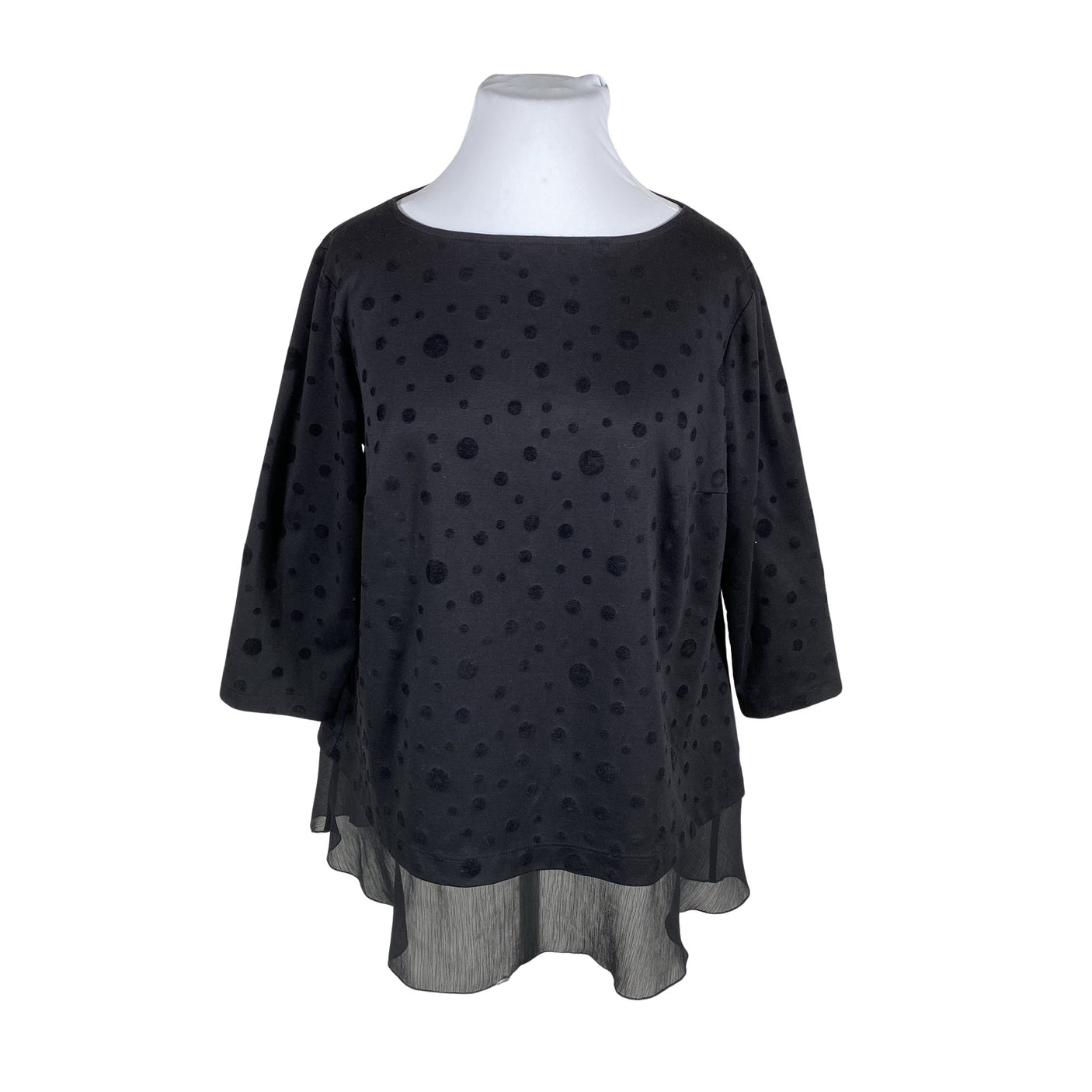 Unisex Voglia - Trikotaažist tuunika, suurus 48 - Must (1)