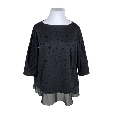 Unisex Voglia - Trikotaažist tuunika, suurus 48 - Must ()