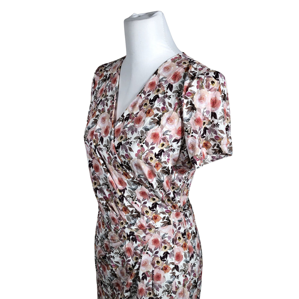 Unisex Andiata - Trikotaažist kleit, suurus 40 - Valge (3)