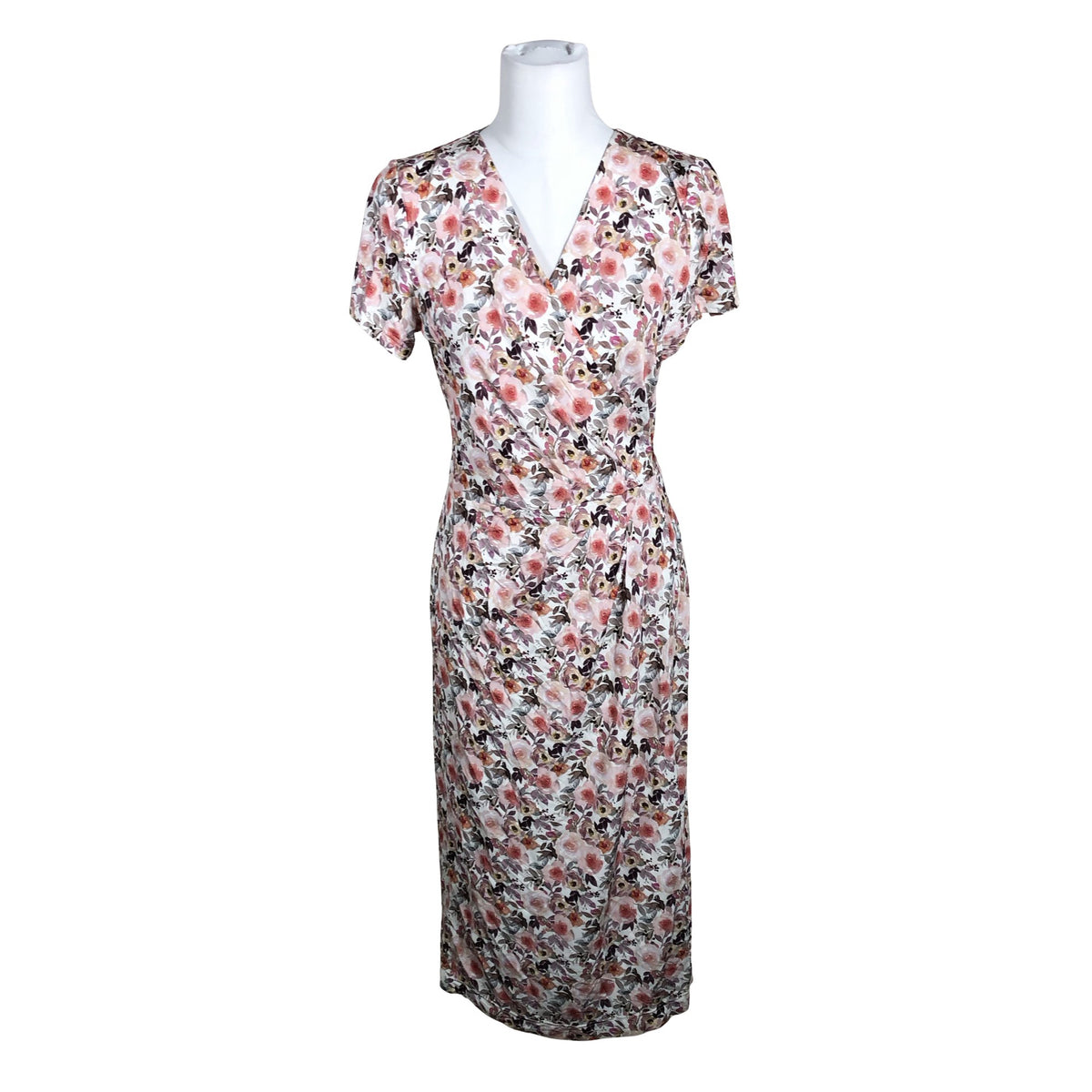 Unisex Andiata - Trikotaažist kleit, suurus 40 - Valge (1)
