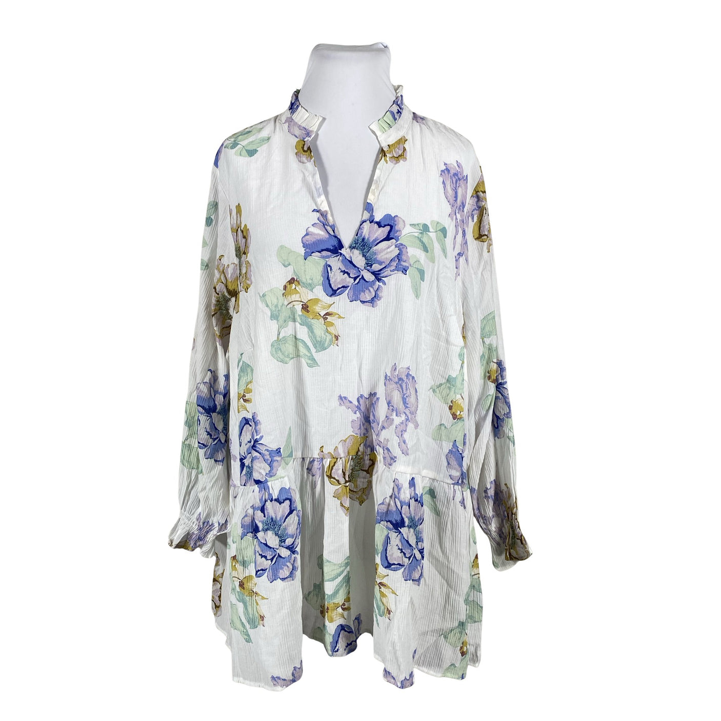 Unisex Zizzi - Õhuke tuunika, suurus 50 - Valge (1)