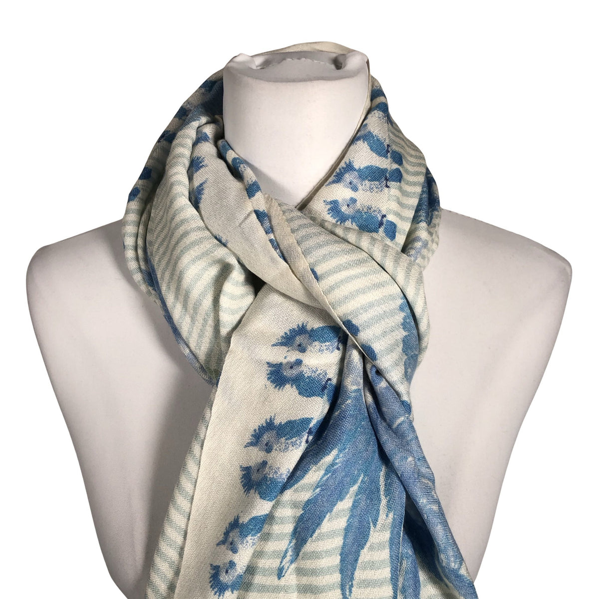 Unisex Hemisphere - Õhuke sall, suurus Maxi - Sinine (3)