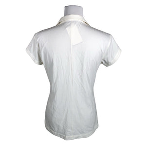 Unisex Artigiano by Asoni - Lühikeste käistega pluus, suurus 40 - Looduslik valge (2)