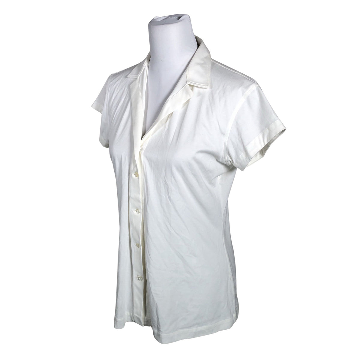 Unisex Artigiano by Asoni - Lühikeste käistega pluus, suurus 40 - Looduslik valge (3)