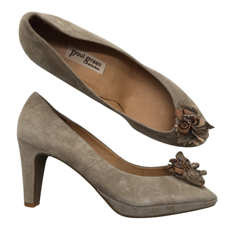 Unisex Paul Green - Lahtise ninaga kontsakingad, suurus 41 - Beige ()