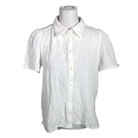 Unisex ME+EM - Lühikeste käistega pluus, suurus 40 - Valge ()