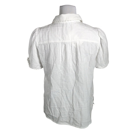 Unisex ME+EM - Lühikeste käistega pluus, suurus 40 - Valge (2)