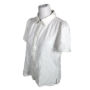 Unisex ME+EM - Lühikeste käistega pluus, suurus 40 - Valge (3)