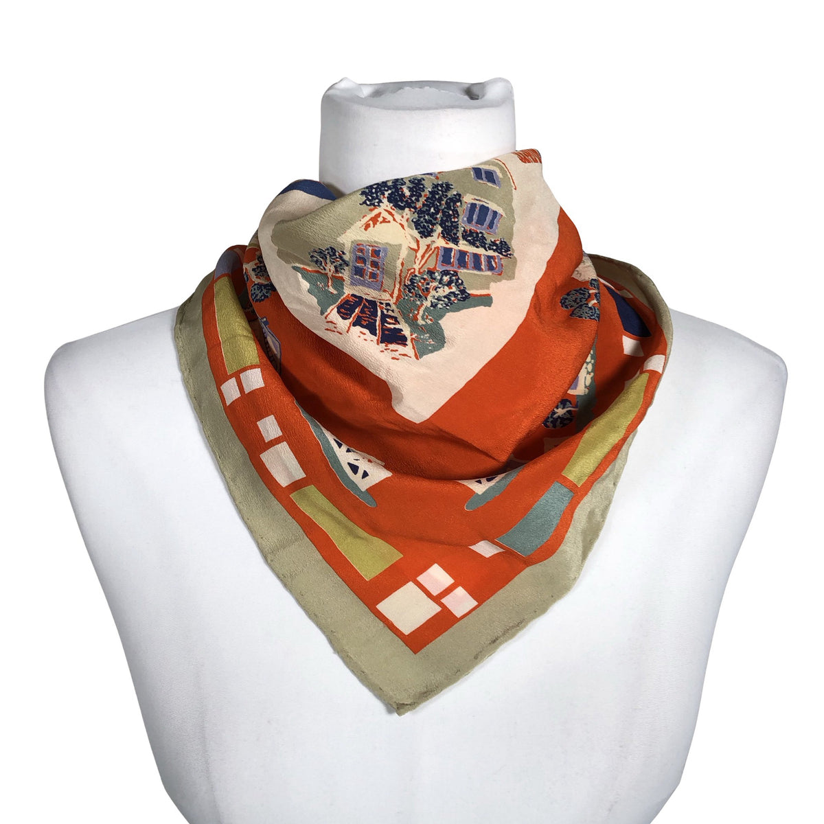 Unisex Marja Kurki - Õhuke sall, suurus Midi - Oranž (1)