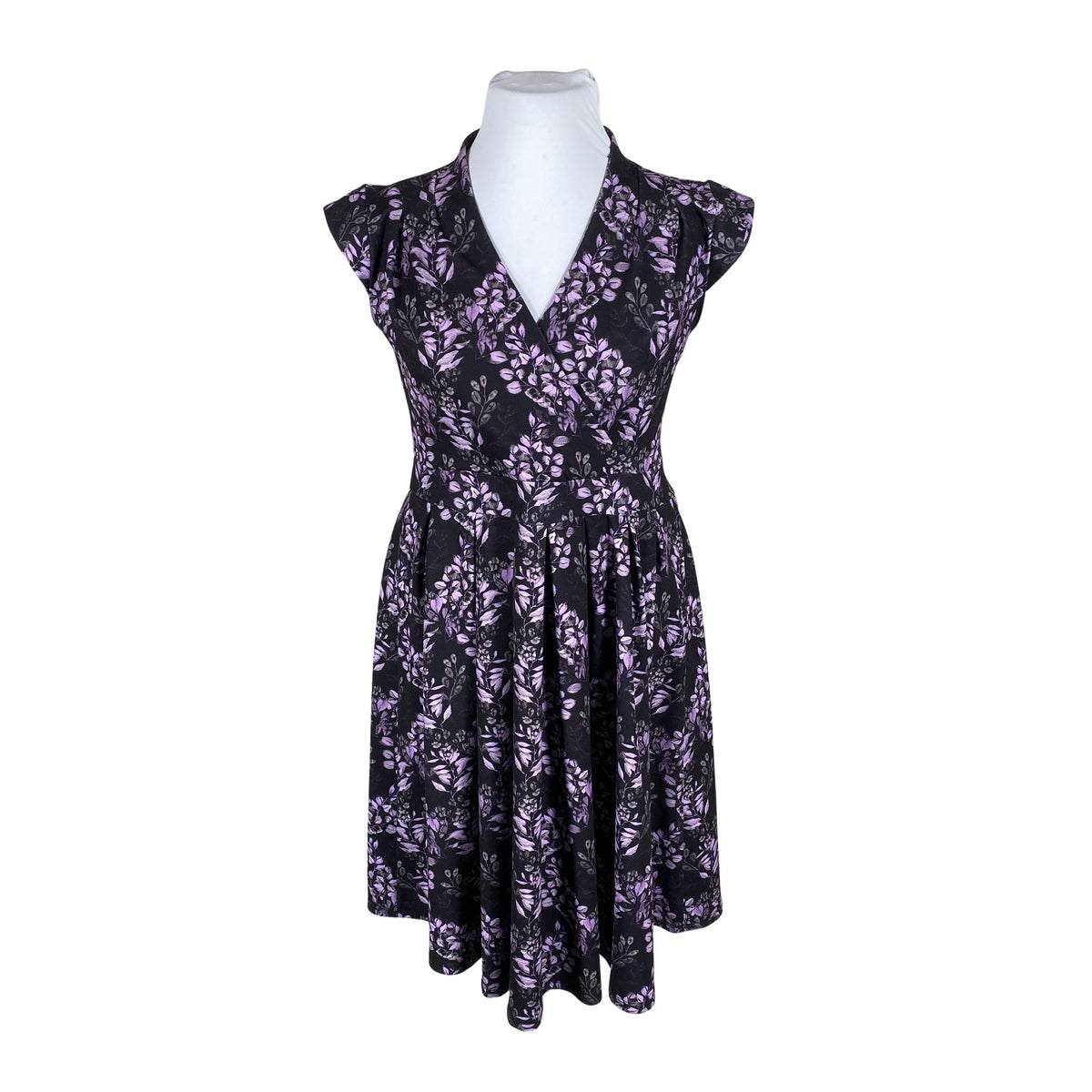 Unisex Lady Vintage - Trikotaažist kleit, suurus 46 - Must (1)